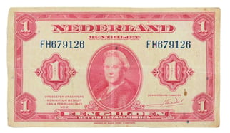 US WW2 Allied Invasion Banknote 'Holland'
