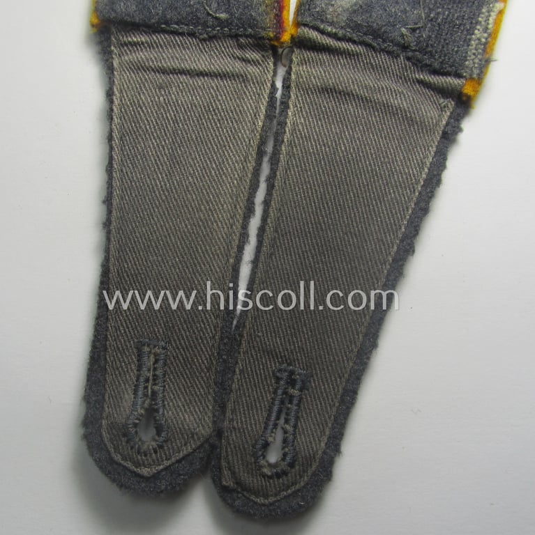 Moderately used- and/or worn, pair of WH (Luftwaffe) EM-type shoulderstraps as intended for usage by a: 'Soldat der Flieger- o. Fallschirmjäger-Trpn.'