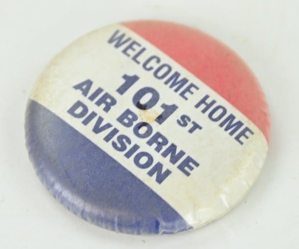 US WW2 101st Airborne Division Welcome Home Button