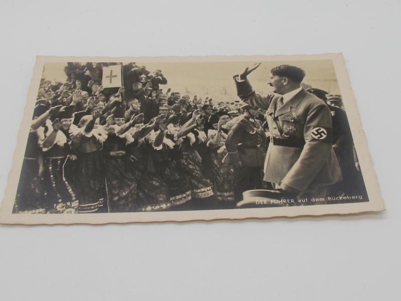 Postcard : Reichskanzler Adolf Hitler, Deutsches Erntedankfest auf dem Bückeberg