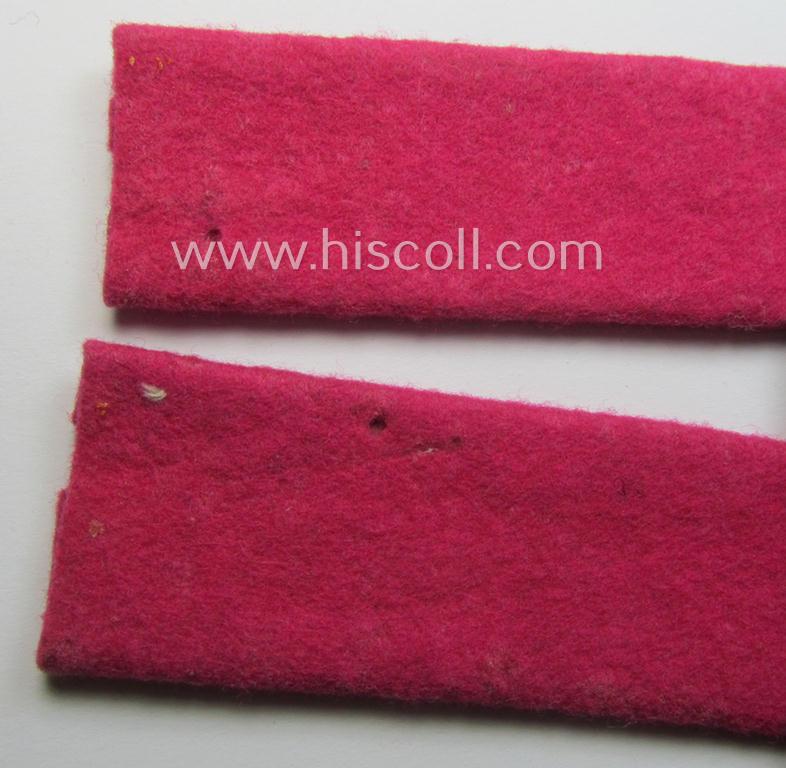 WWII- (ie. TR-) period, woolen-based fire-brigade (ie. 'Feuerwehr'-) related cuff-title (ie. 'Ärmelstreifen') entitled: 'Werkfeuerwehr'