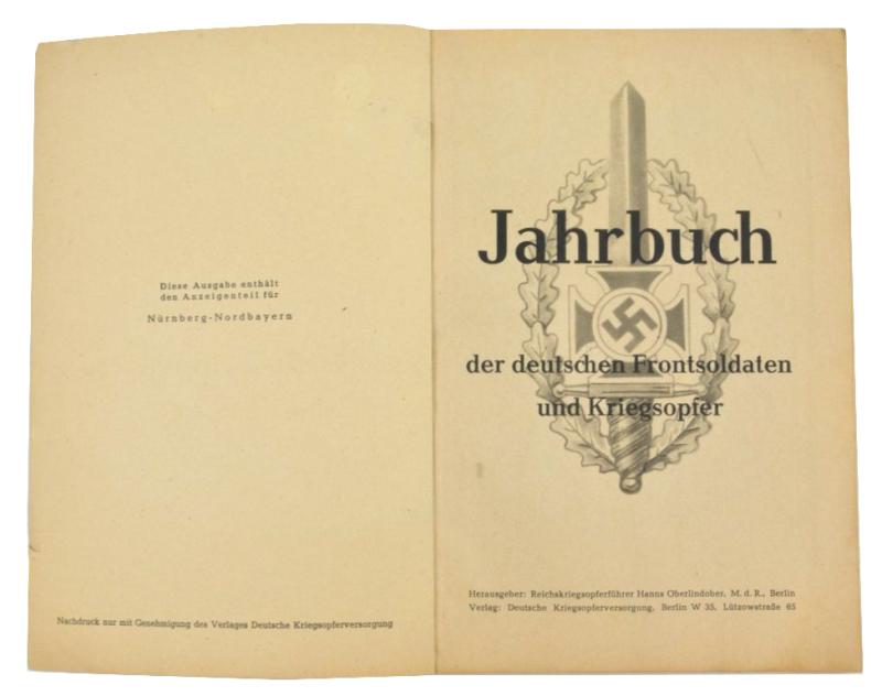 German NSKOV 1943 Yearbook