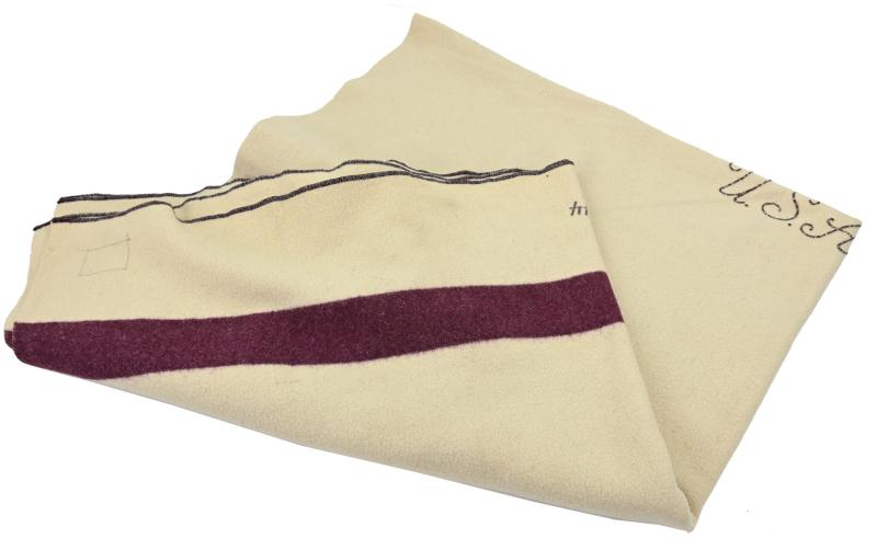 US WW2 Medical Department Wool Blanket 1944