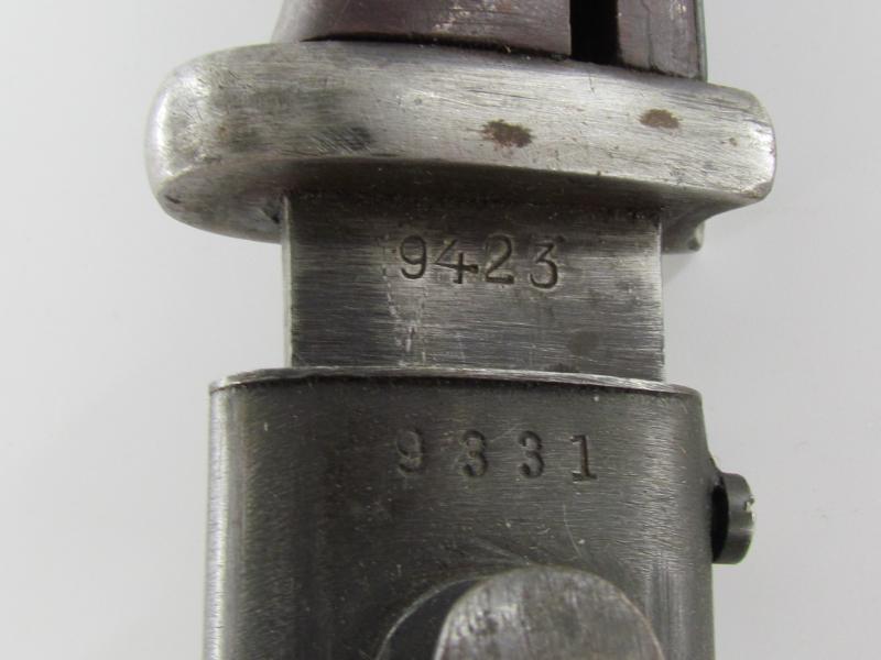 K98 Bayonet (Seitengewehr) With Matching Scabbard cqh43