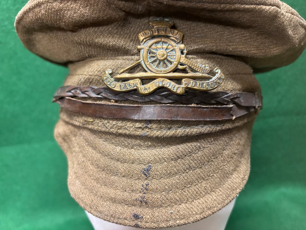 1916 Soft Cap and Items to 170180 Gunner A E Jacob RFA