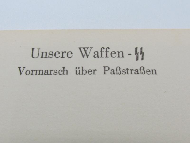 Postcard : Unsere Waffen-SS