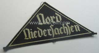 'HJ' ('Hitlerjugend') ie. 'BDM' ('Bund Deutscher Mädel') district-triangle...