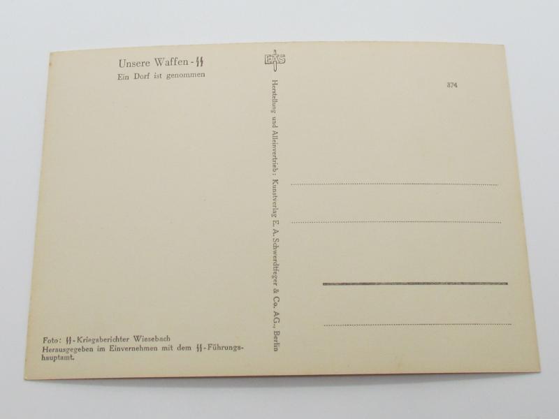Postcard : Unsere Waffen-SS