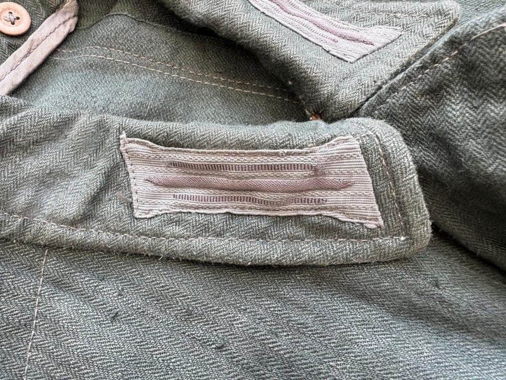 Wehrmacht ( Heer ) ‘Drillich’ (HBT) M43 Field Blouse (Feldbluse)...Mint.