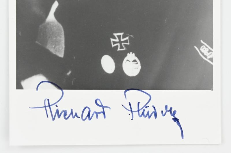 Signature of Waffen-SS KC Recipient 'Richard Rudolf'