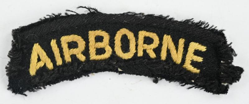 US WW2 British Made 101st Airborne Division SSI Tab