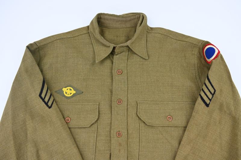 US WW2 Replacement Depot Wool Shirt
