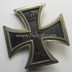 WWI-period 'Eisernes Kreuz 1. Klasse' being a minimally...