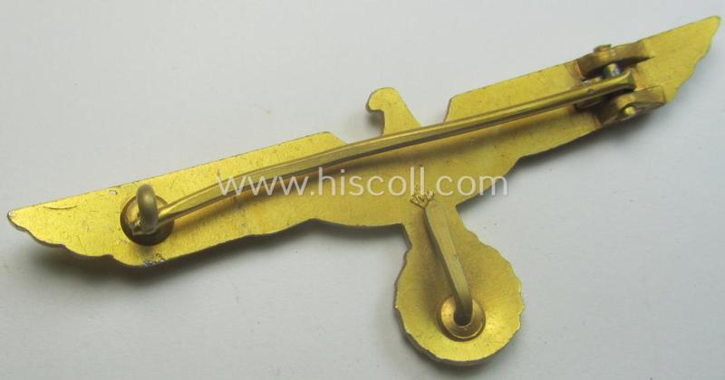 WH (KM) bright-golden-toned, light-weight- (ie. aluminium-) based breast-eagle ('Brustadler')