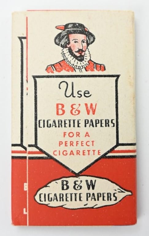 US WW2 B&W Cigaret Papers