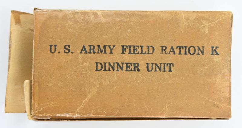 US WW2 Field Ration K Dinner Unit Package