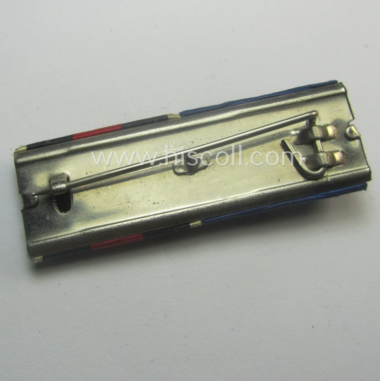2-pieced ribbon-bar (ie. 'Band- o. Feldspange') showing resp. the ribbons for a: 'WH (Luftwaffe) D.A. der 4. Stufe' and a: WH Czech 'Anschluss'- (ie. occupation-) medal: '1. Oktober 1938'