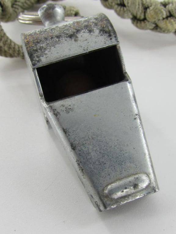 Wehrmacht Signal Whistle With Original Cord