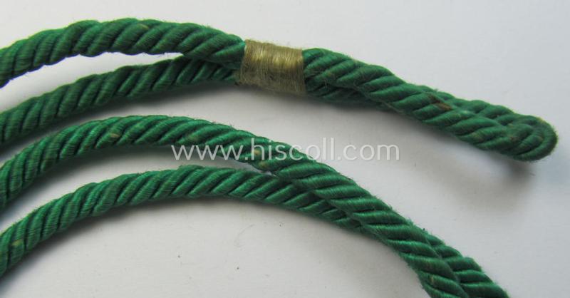 Attractive - and actually scarcely encountered! - so-called: BDM/JM 'leaders-lanyard' (ie. 'Führerinnenschnur') as was intended for usage by a: 'Mädelscharführerin u./o. Jungmädelscharführerin'