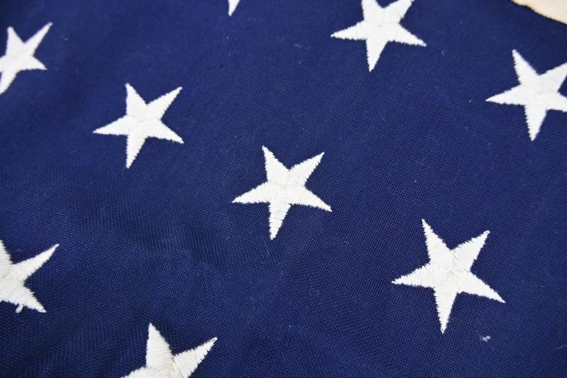 US WW2 48 Star Stars & Stripes National Flag 'Bull-dog'