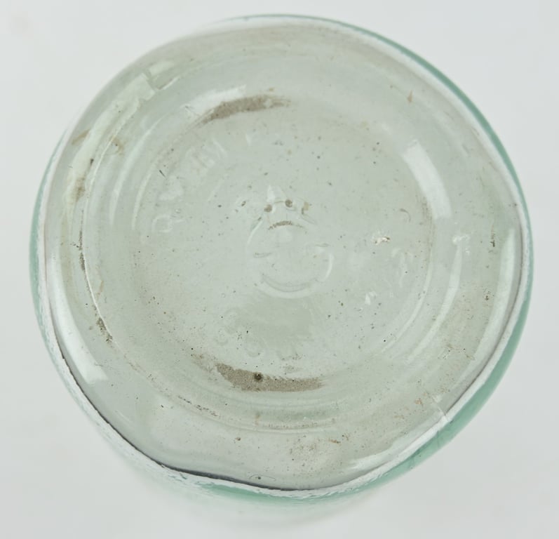 German Third Reich Glass Food Preserve Bottle