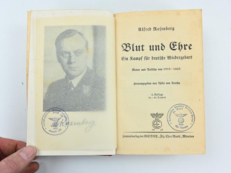Book Alfred Rosenberg 'Blut und Ehre'