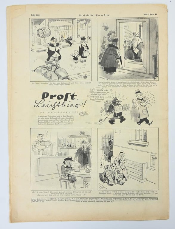 German Magazine "Illustrierte Beobachter" Dated 14 November 1940