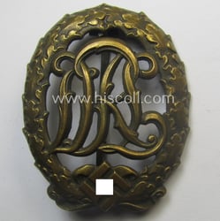 'Reichssportabzeichen DRL in Bronze' (being a neat example...