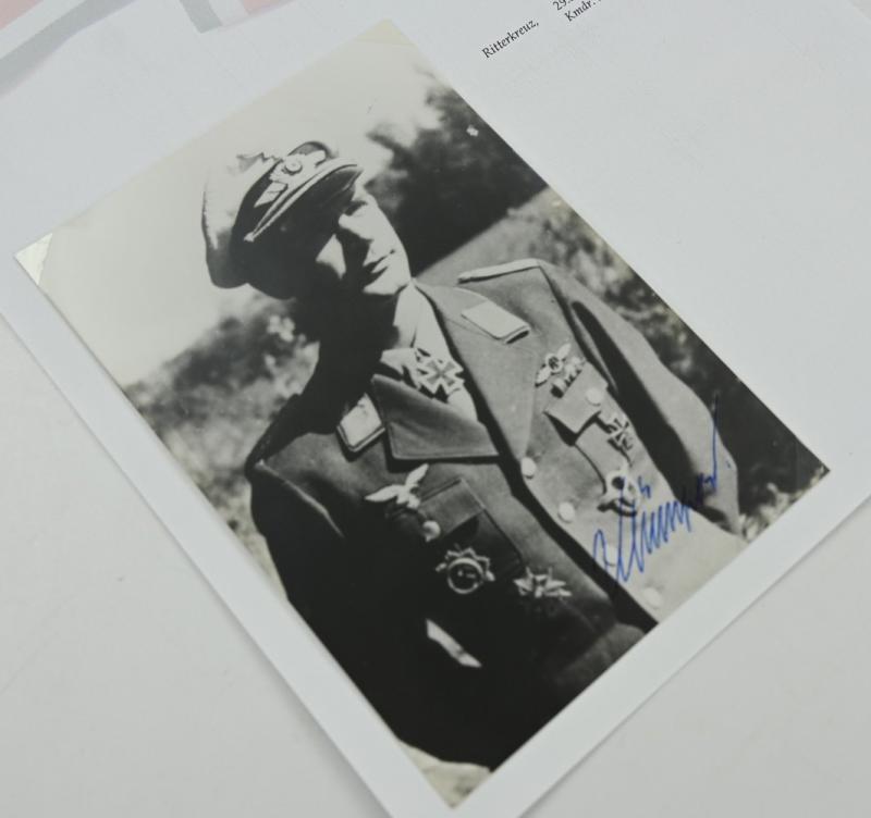 Signature of Luftwaffe KC Recipient 'Werner Klümper'