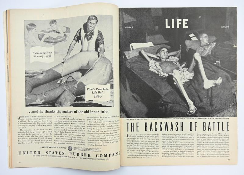 US WW2 Life Magazine April 1945