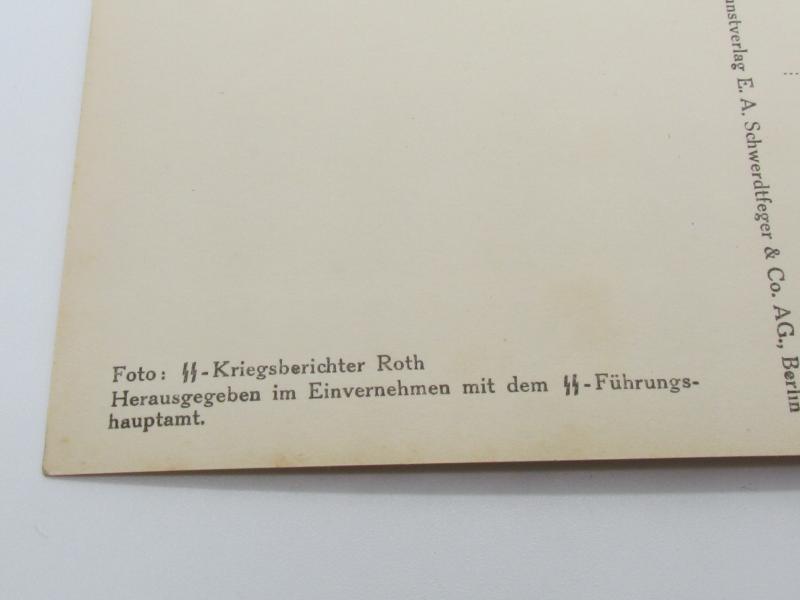 Postcard : Unsere Waffen-SS