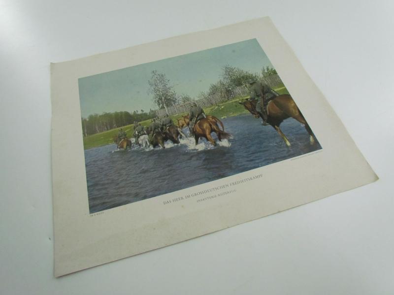 German.Printed Photo,”Das Heer Im Grossdeutschen Freiheitskampf