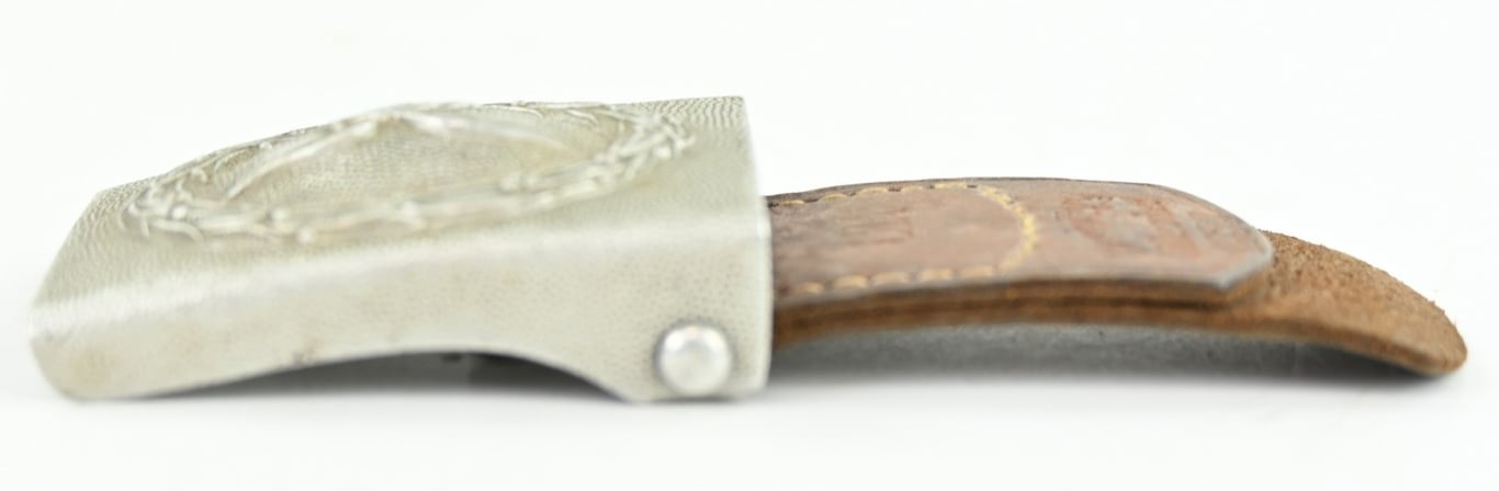 German LW Beltbuckle with Leather Tab 'Overhoff & Cie' 1939 LBA