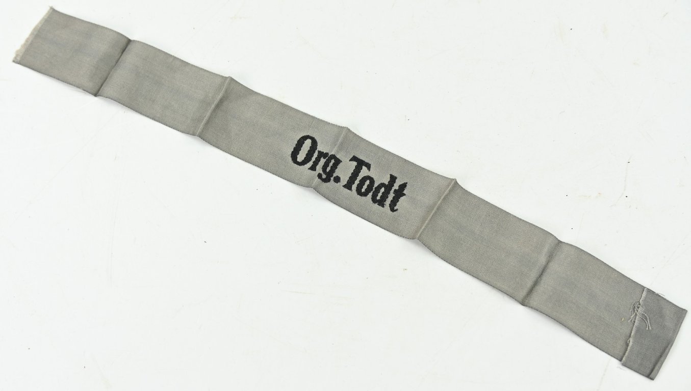 German Org. Todt Armband / Cufftitle