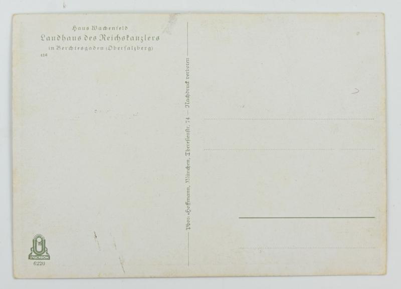 German Third Reich Era Postcard 'Der Berghof'