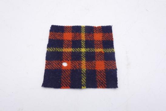 Scottish MacGregor Wool Cap Badge Tartan