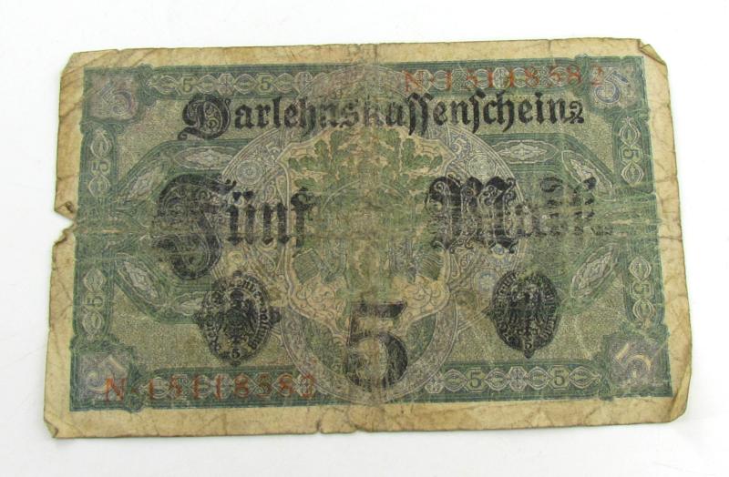 Deutsches Reich, 5 mark 1917