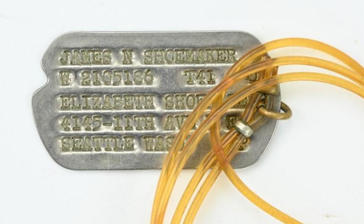 US WW2 Dog-Tag set of 'James N Shoemaker'