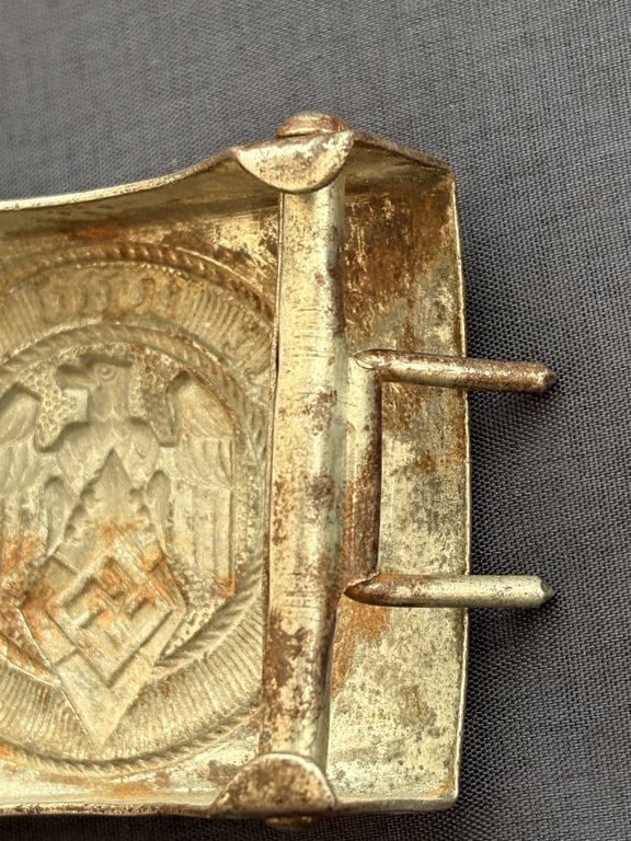 WWII GERMAN HITLER YOUTH STEEL BELT BUCKLE.