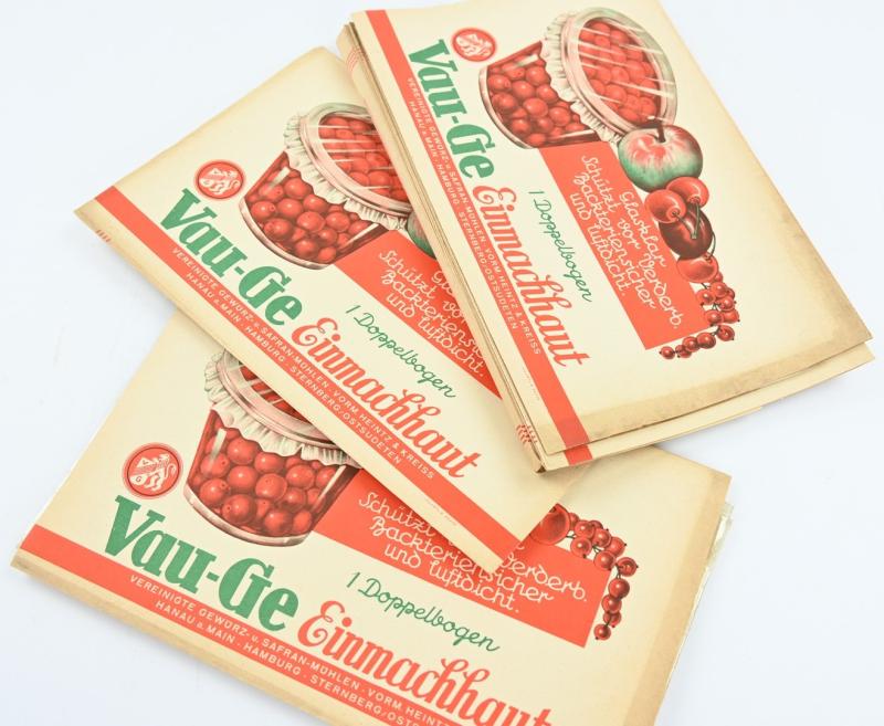 German Third Reich Food Preserve Bags