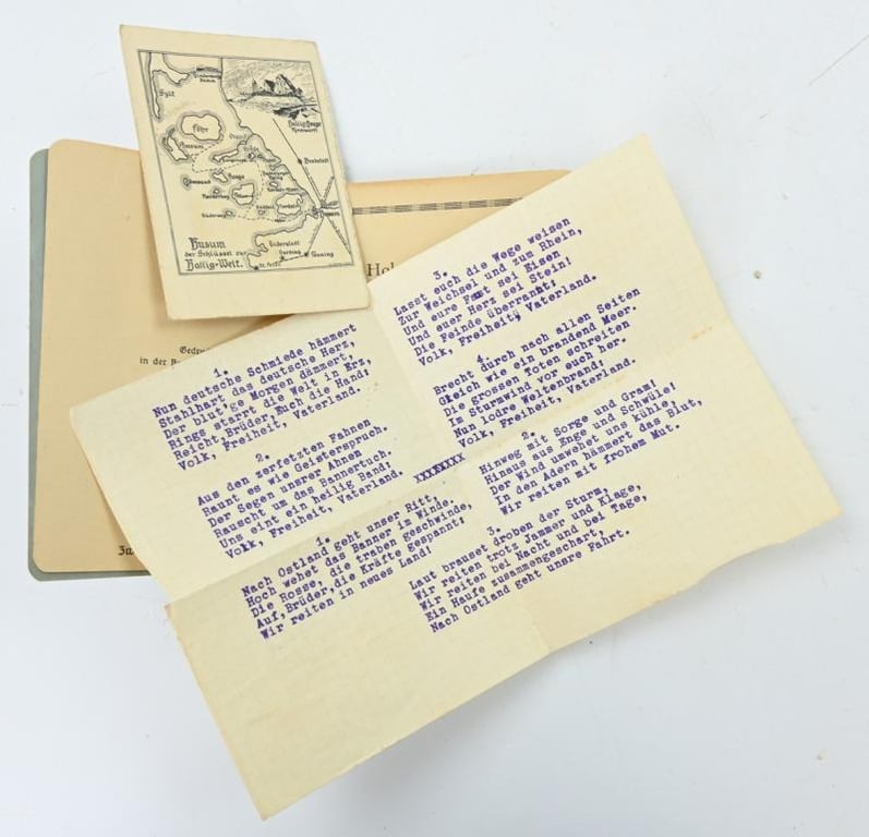German Hitler Youth Songbook 'Durch Kampf v. Arbeit zum Licht'
