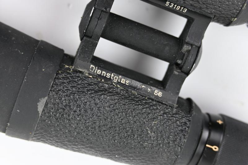 German WH 7x56 Panzer Binocular in Case