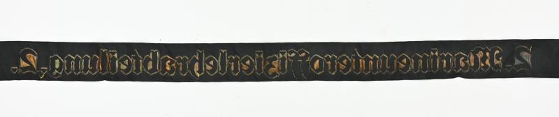 German KM Cap-Tally '2.Marineunteroffizierlehrabteilung 2''