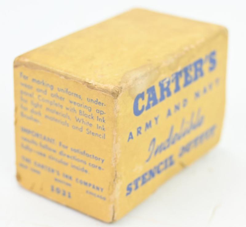 US WW2 Carter's Stencil Outfit