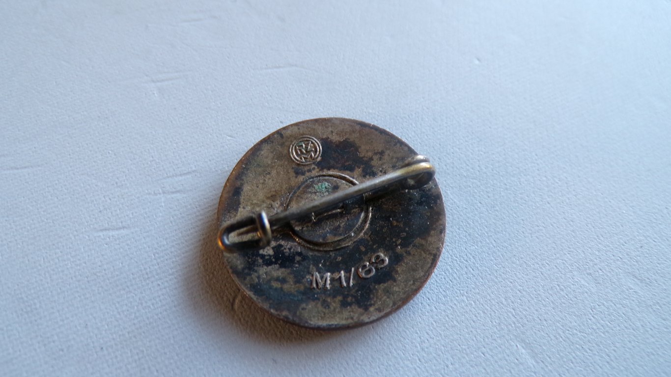 N.S.D.A.P Membership Party pin M1/63