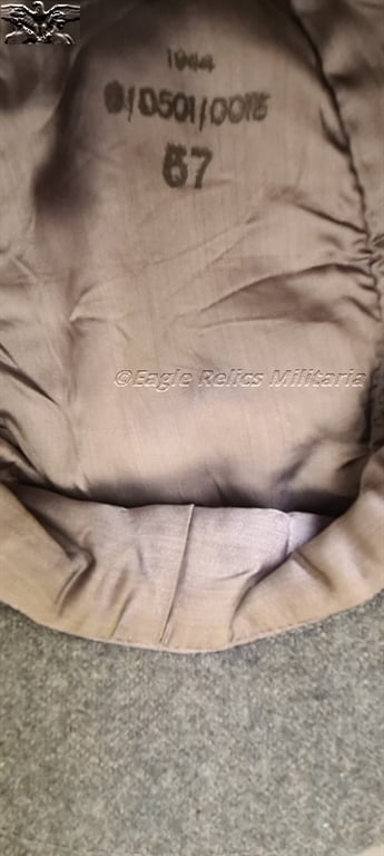 M43 Luftwaffe field cap ‘Einheitsfeldmütze’ with RBNr. 1944 Dated