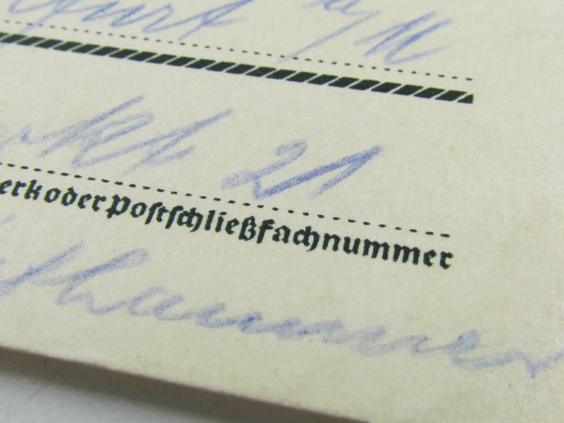 Postcard for the Nazi Party Rally Nuremberg 1937
