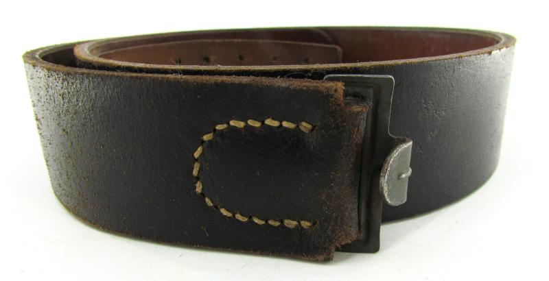 German Leather Equipment belt