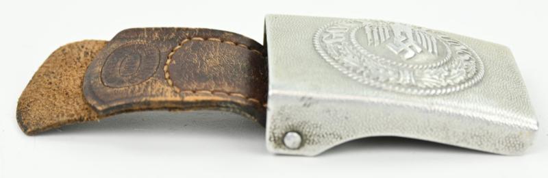 German WH Heer Beltbuckle with Tab 'Gebr. Gloerfeld 1938'