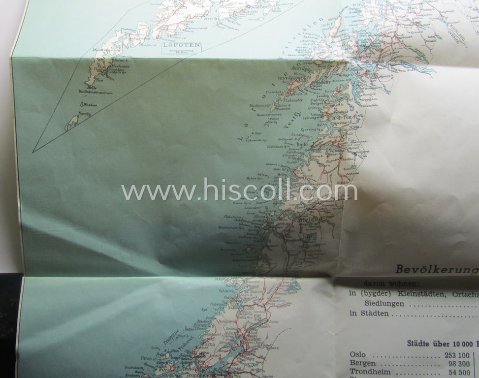 Neat - and most certainly not that often encountered! - 'Deutsche Wehrmacht'-related agenda (ie. annual diary or: 'Jahrbuch'): 'Norwegen' and that comes in a 'virtually mint' condition